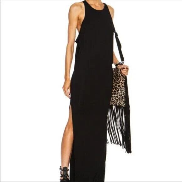 MIKOH Mavericks Maxi Dress Side Slit Scoop Neck Cover Up Black Racerback… - Picture 2 of 9